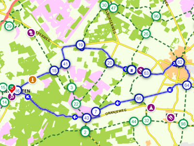 Fietsroute 30 km